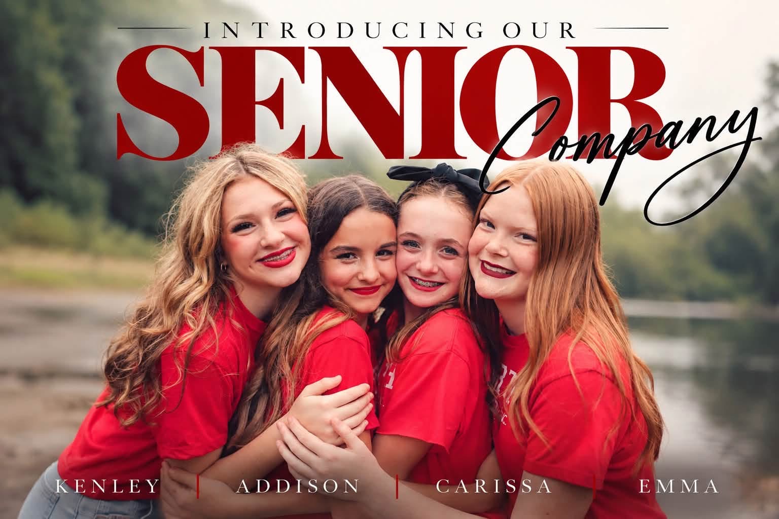 Introducing our Senior Company — Kenley, Addison, Carissa and Emma