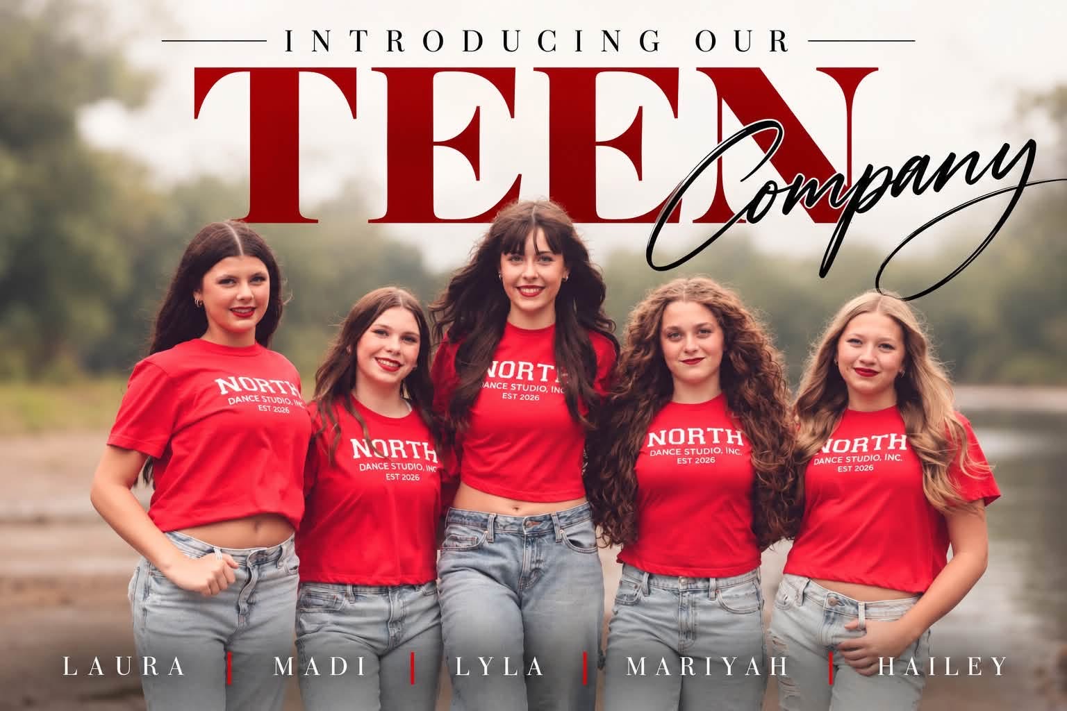 Introducing our Teen Company — Laura, Madi, Lyla, Mariyah and Hailey